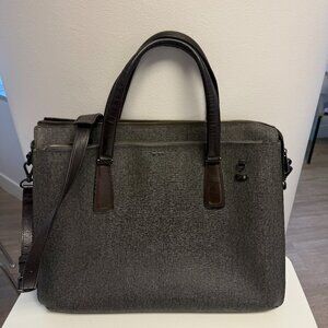 Tumi Sinclair Nina Commuter Brief 79391 Earle Grey Gray Computer Bag Women